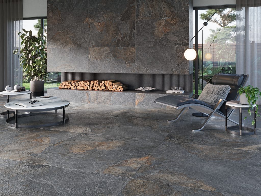 Fanal Nebula Cobalt łupek metaliczny 90x90