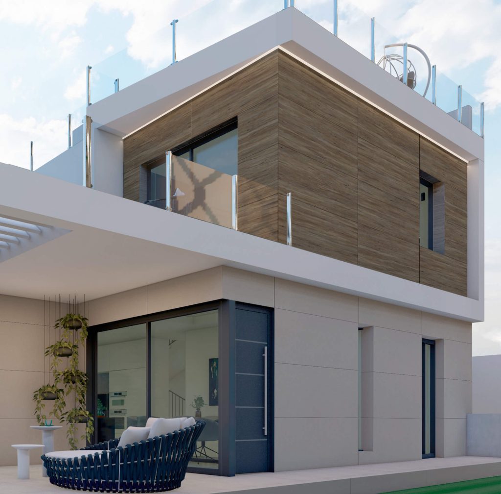 Mykonos Couvet Facade Sand 75x150 płytka jak cement