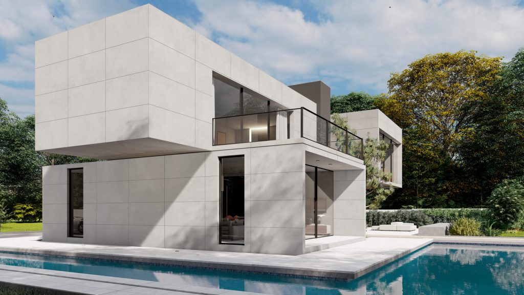 Mykonos Couvet Stone White 75x150 delikatna grafika kamienia