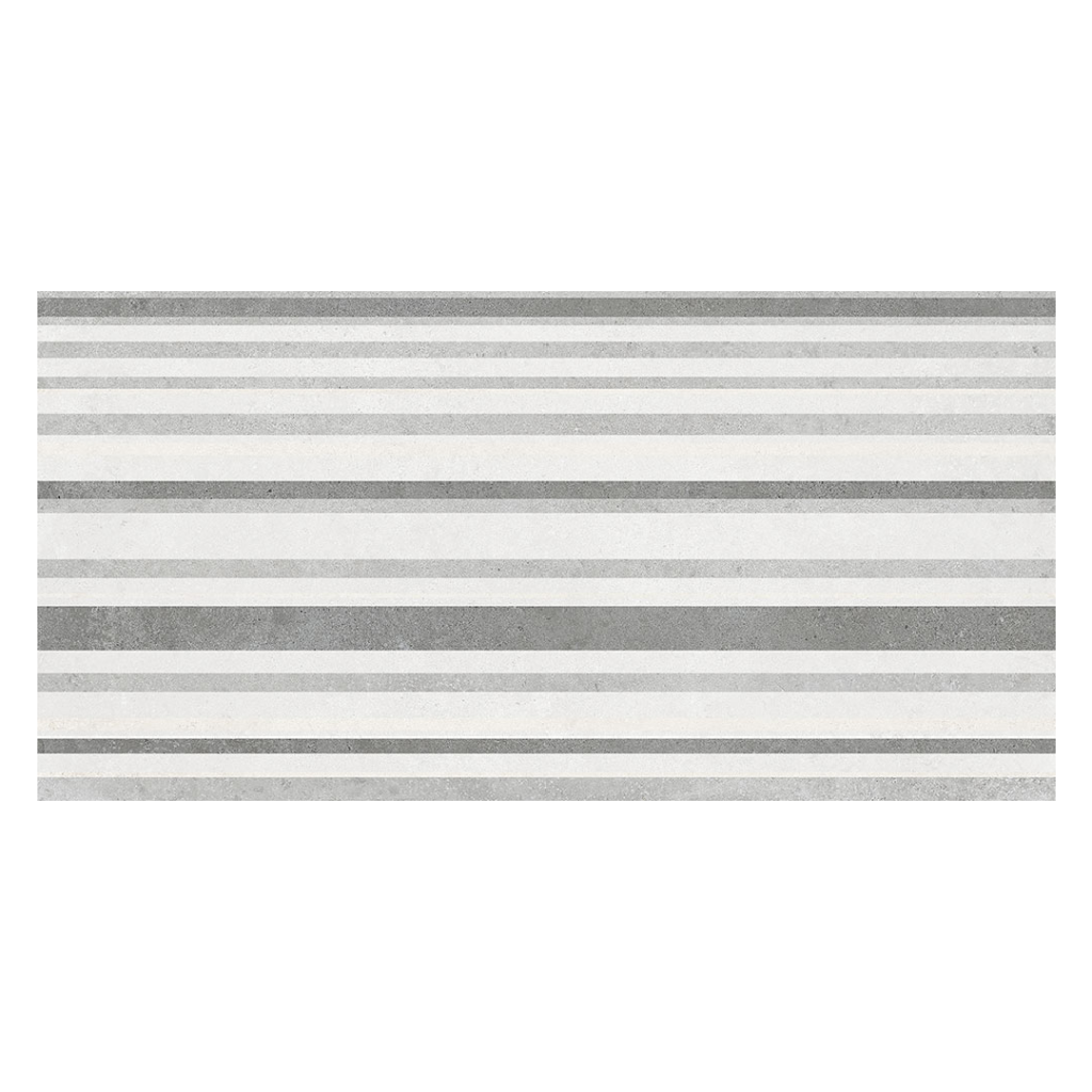 Mykonos Couvet Stone Lines Grey 75x150 płytka w szare paski