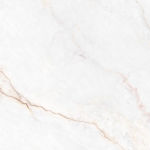 Museum Dhalia White SP/100x100/R biała płytka z żyłką