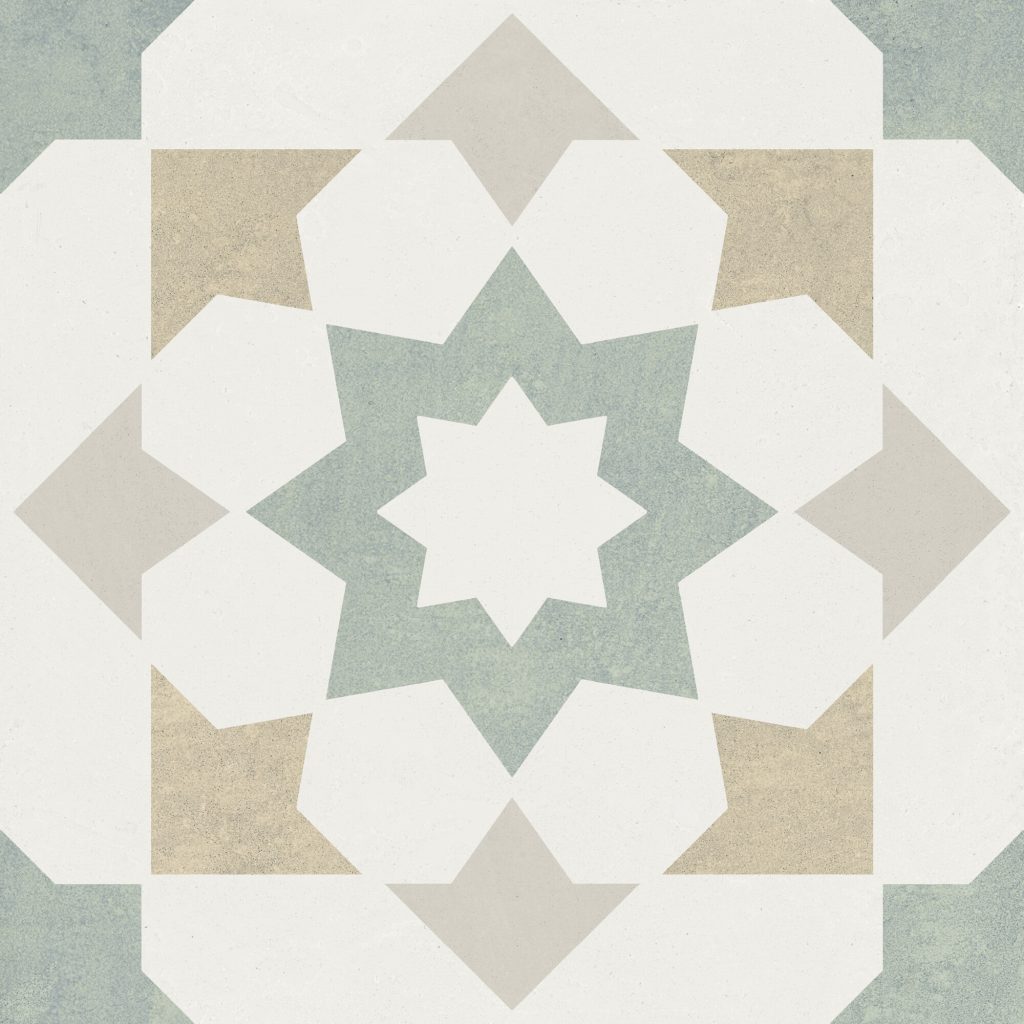 Harmony Doha Green Star SP/22,3x22,3 płytka w arabski wzór