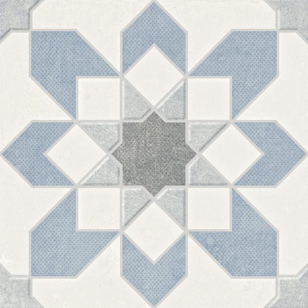 Harmony Doha Blue Flower SP/22,3x22,3 płytka w arabski wzór