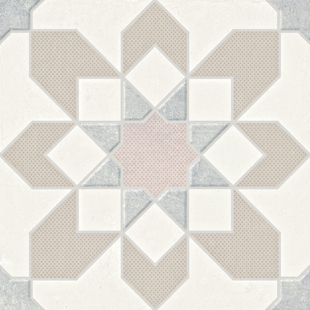 Harmony Doha Taupe Flower SP/22,3x22,3 płytka w arabski wzór