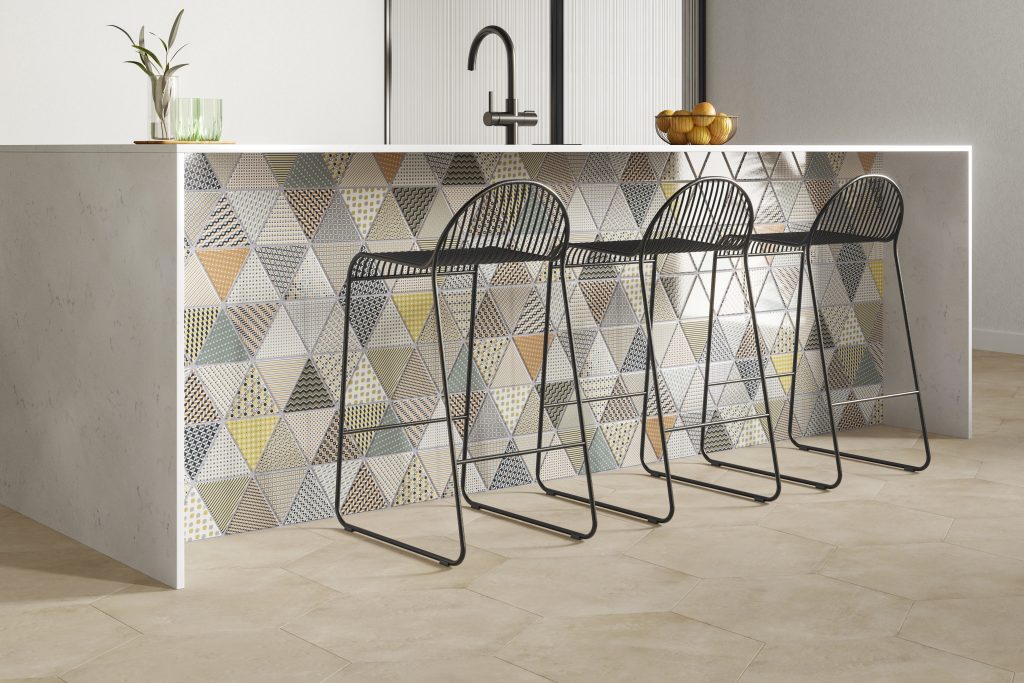 Realonda Triangle Glossy Patchwork 48,5x28 płytka w trójkąty