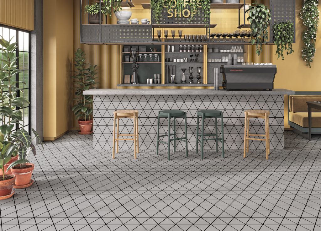 Realonda Triangle Grey 48,5x28 płytka trójkątna