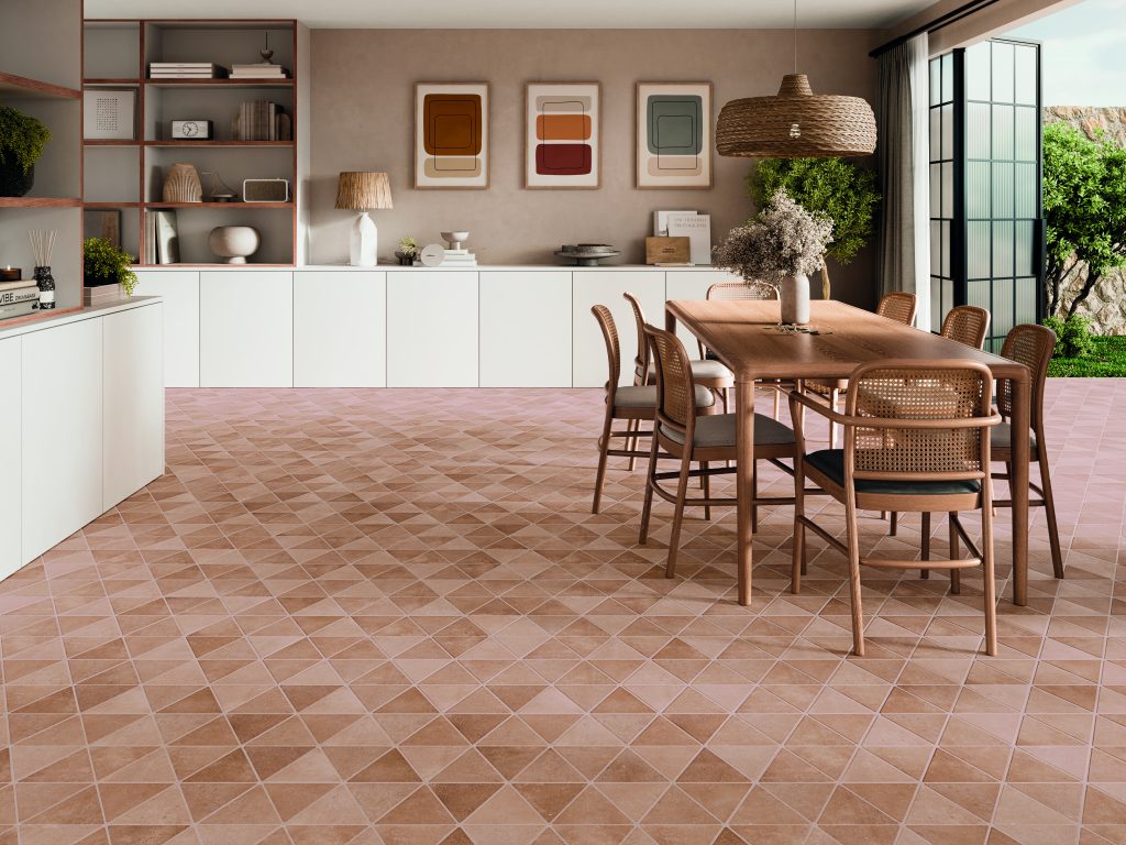 Realonda Triangle Parma Cotto 48,5x28 płytka w trójkąty