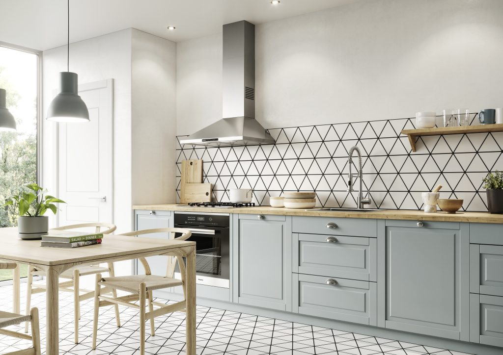 Realonda Triangle Snow 48,5x28 płytka trójkątna