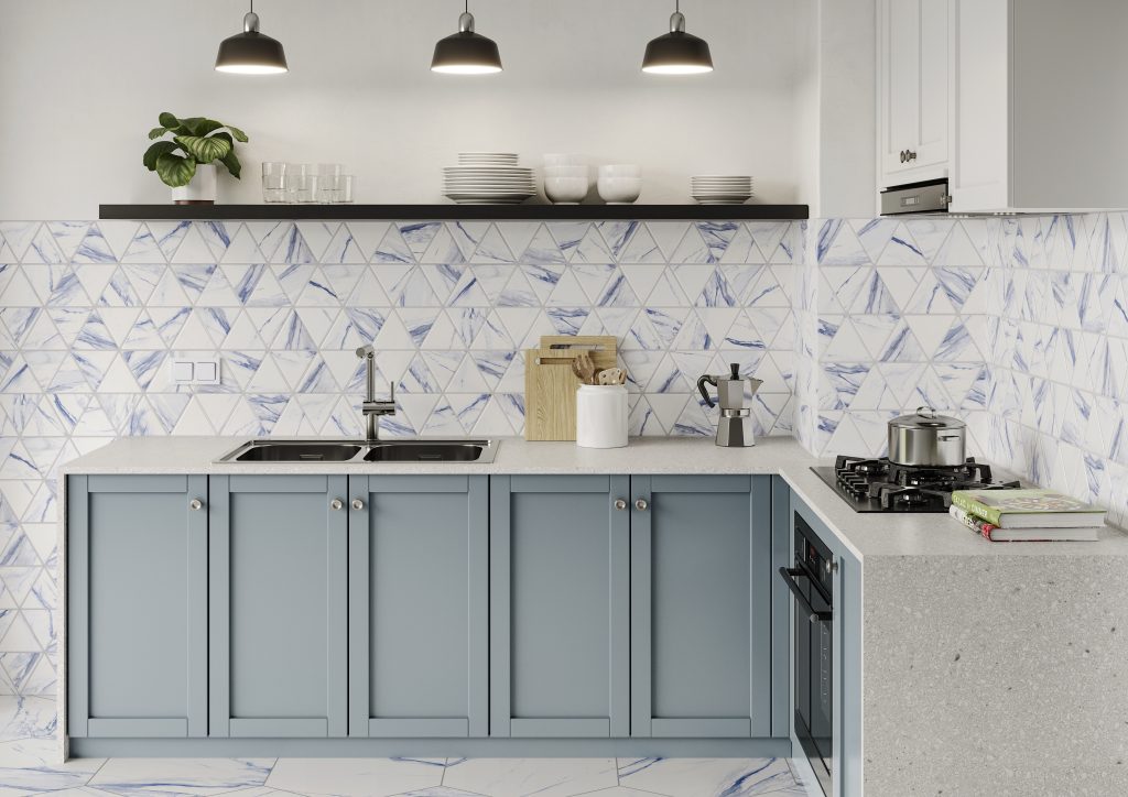 Realonda Triangle Thassos 48,5x28 płytka w trójkąty