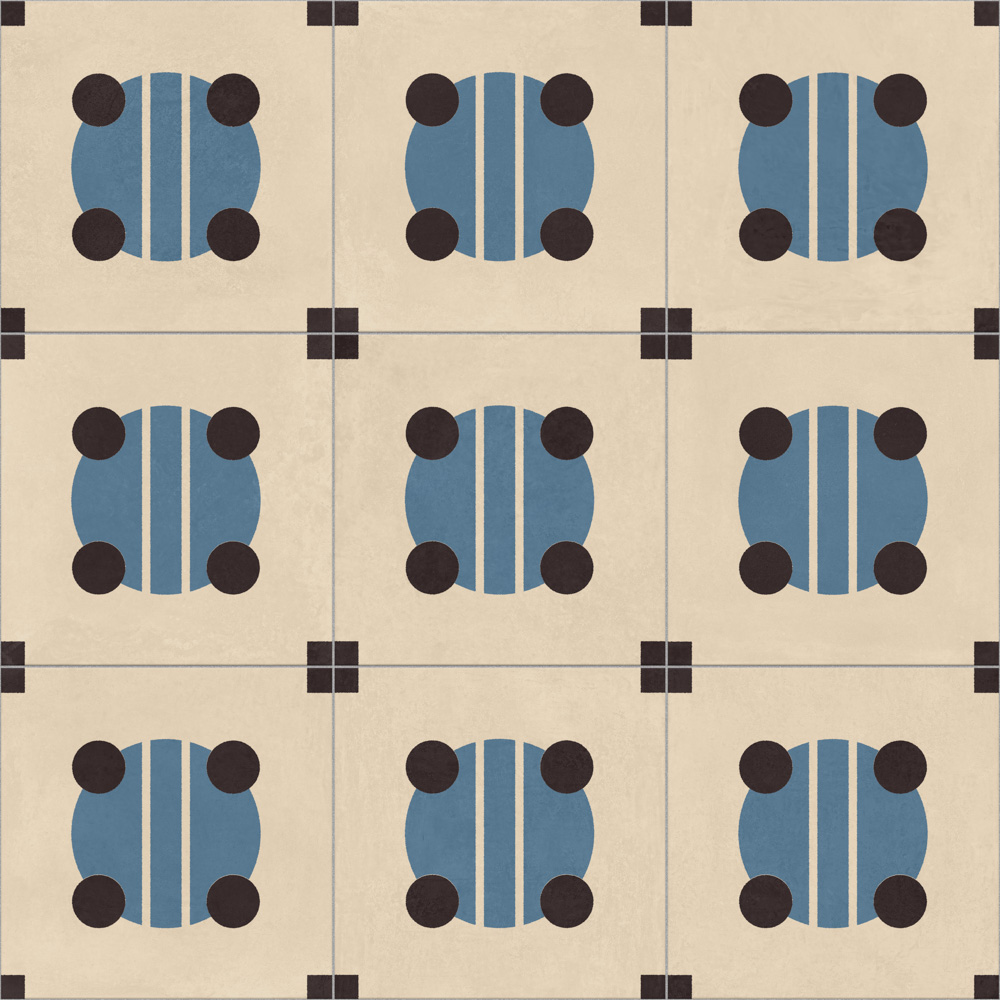 Aparici Danube Egon 59,2x59,2 płytka w geometryczne wzory