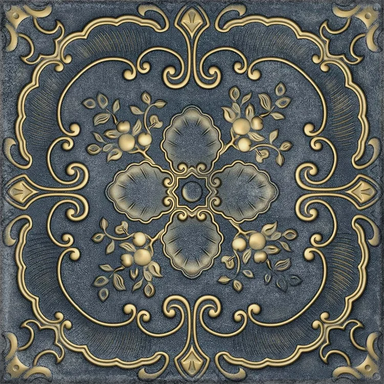 Aparici Kintsugi Blue Basi 30,5x30,5 tłoczony wzór