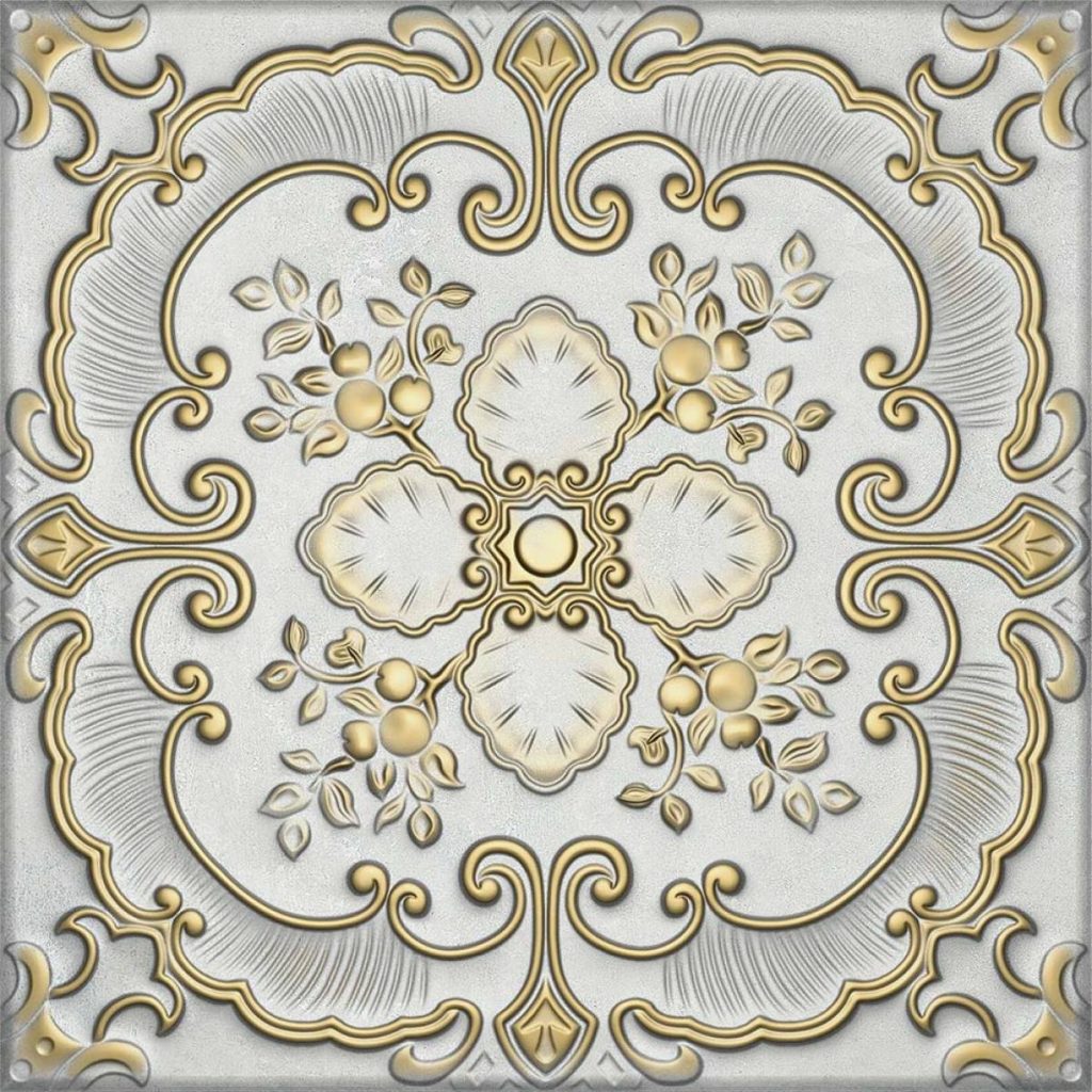 Aparici Kintsugi White Basi 30,5x30,5 tłoczony wzór