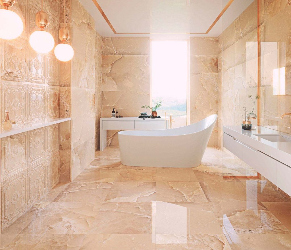 Aparici Magma Beige Pulido 59,55x59,55 płytka imitująca kamień