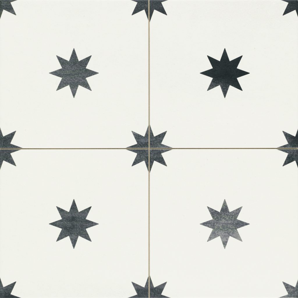 Realonda Star White 44x44 płytka w gwiazdy