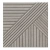 Realonda Tangram Wood Olive 44x44 ryflowana płytka drewnopodobna