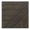 Realonda Tangram Wood Walnut 44x44 ryflowana płytka drewnopodobna