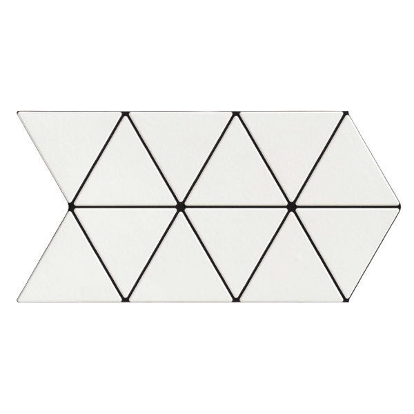Realonda Triangle Snow 48,5x28 płytka trójkątna