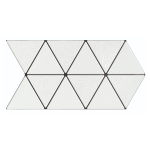 Realonda Triangle Deco Snow 48,5x28 płytka w trójkąty