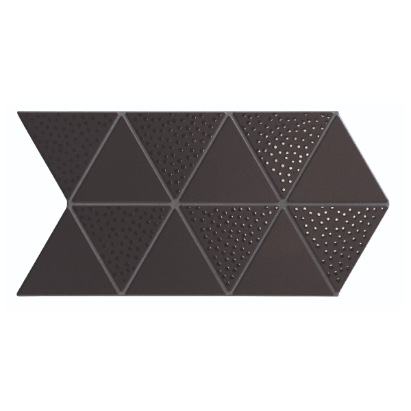 Realonda Triangle Deco Black 48,5x28 płytka w trójkąty