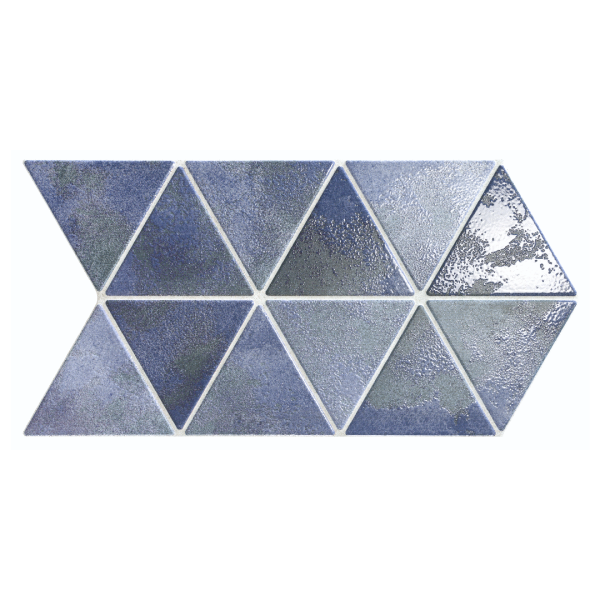 Realonda Triangle Craft Navy 48,5x28 płytka w trójkąty