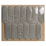 Natucer Palmetto Charcoal 7,2x19,5 płytka w kształcie retro