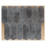 Natucer Palmetto Black Matt 7,2x19,5 płytka w kształcie retro