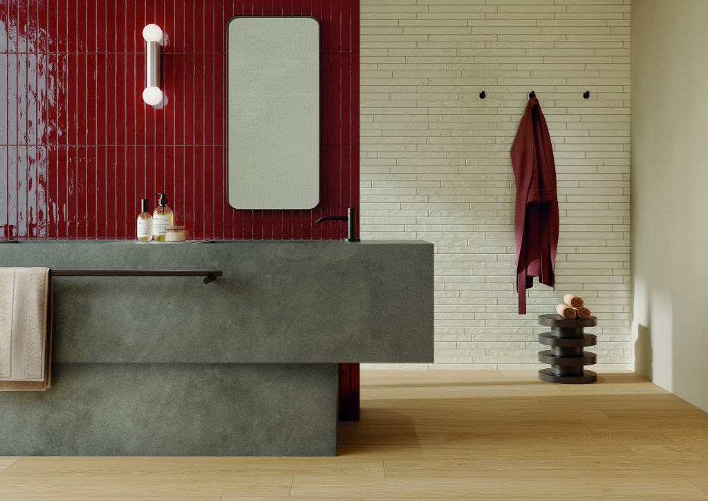 Rondine Colors Red 4,8x45 płytka imitująca cegiełki