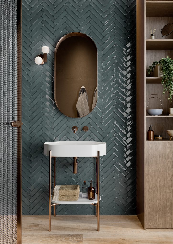 Rondine Marrakech Ocean 4,8x20 płytka imitująca cegiełki