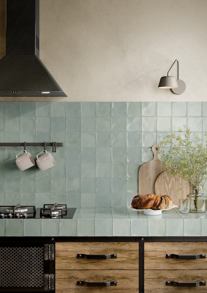 Rondine Marrakech Sea Water 10x10 płytka gresowa błyszcząca