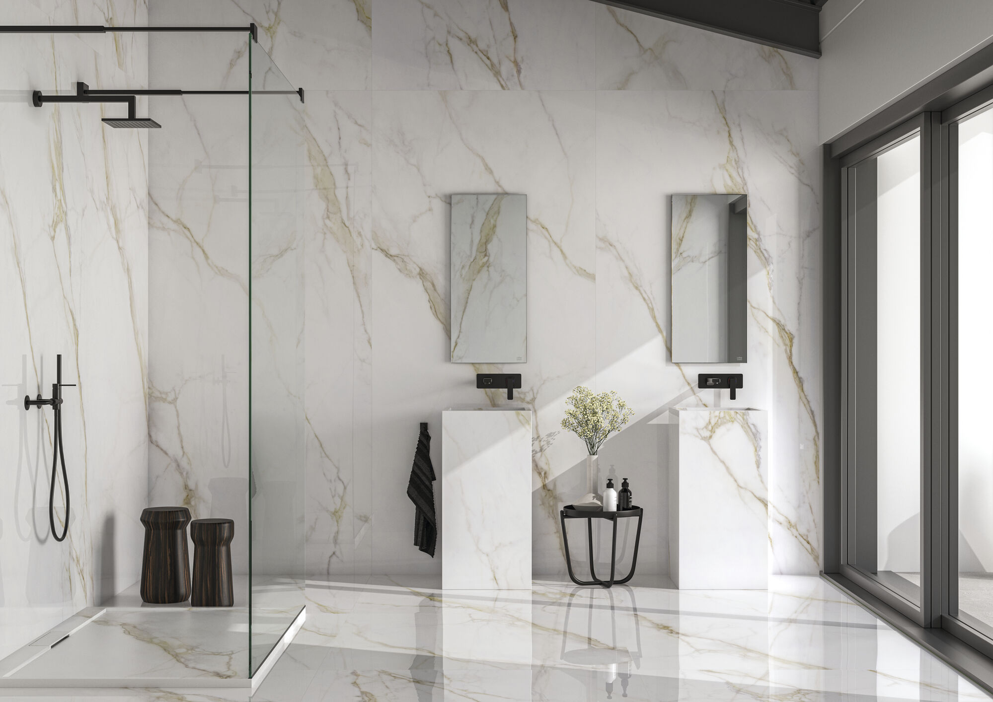 Cifre Diamond Gold Pulido 60x120 płytka ze złotą żyłką