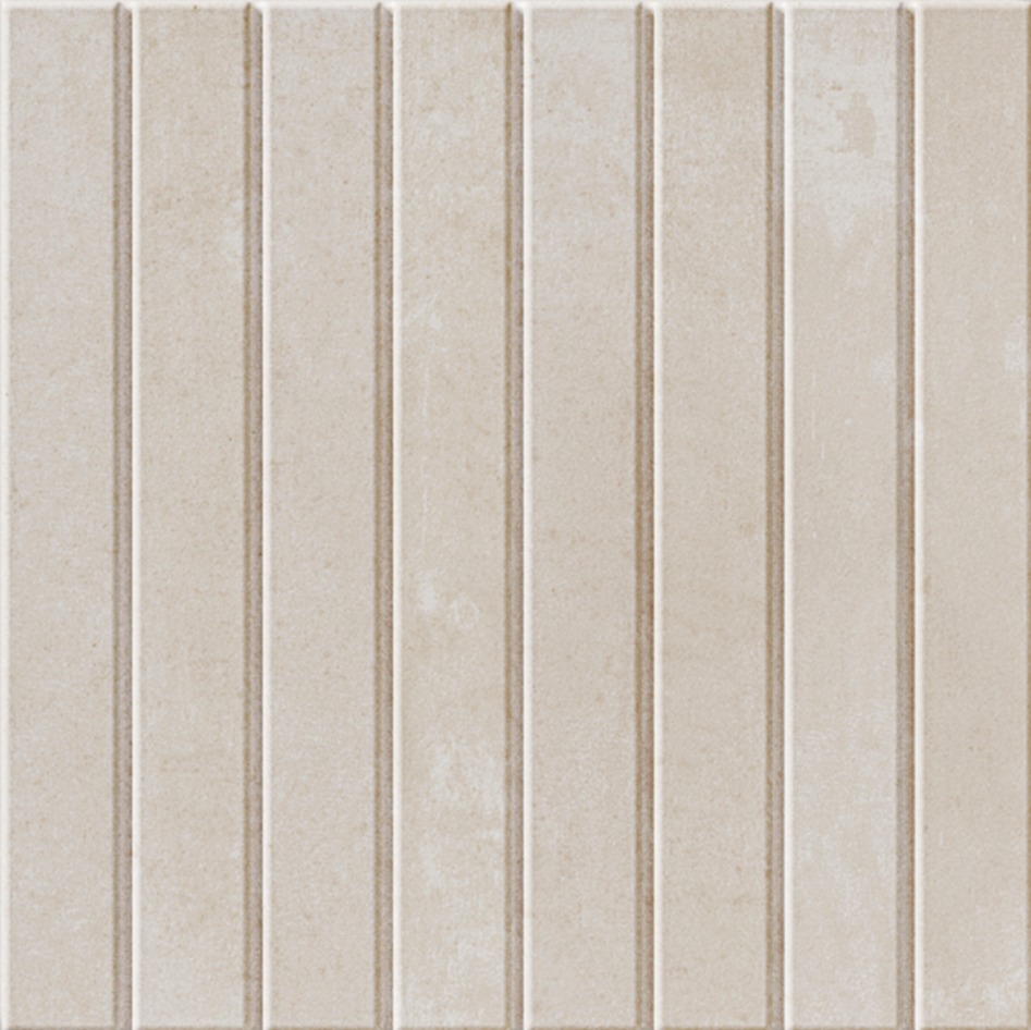 Wow Raster Lines S Off White 15x15 wąskie cegiełki