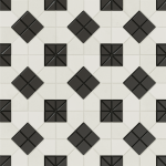 Wow Tesserae Suit B&W 28x28 mozaika