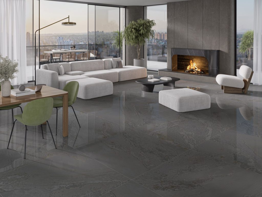 Fanal Planet Dark Metal Shine 120x120 płytka imitująca metal