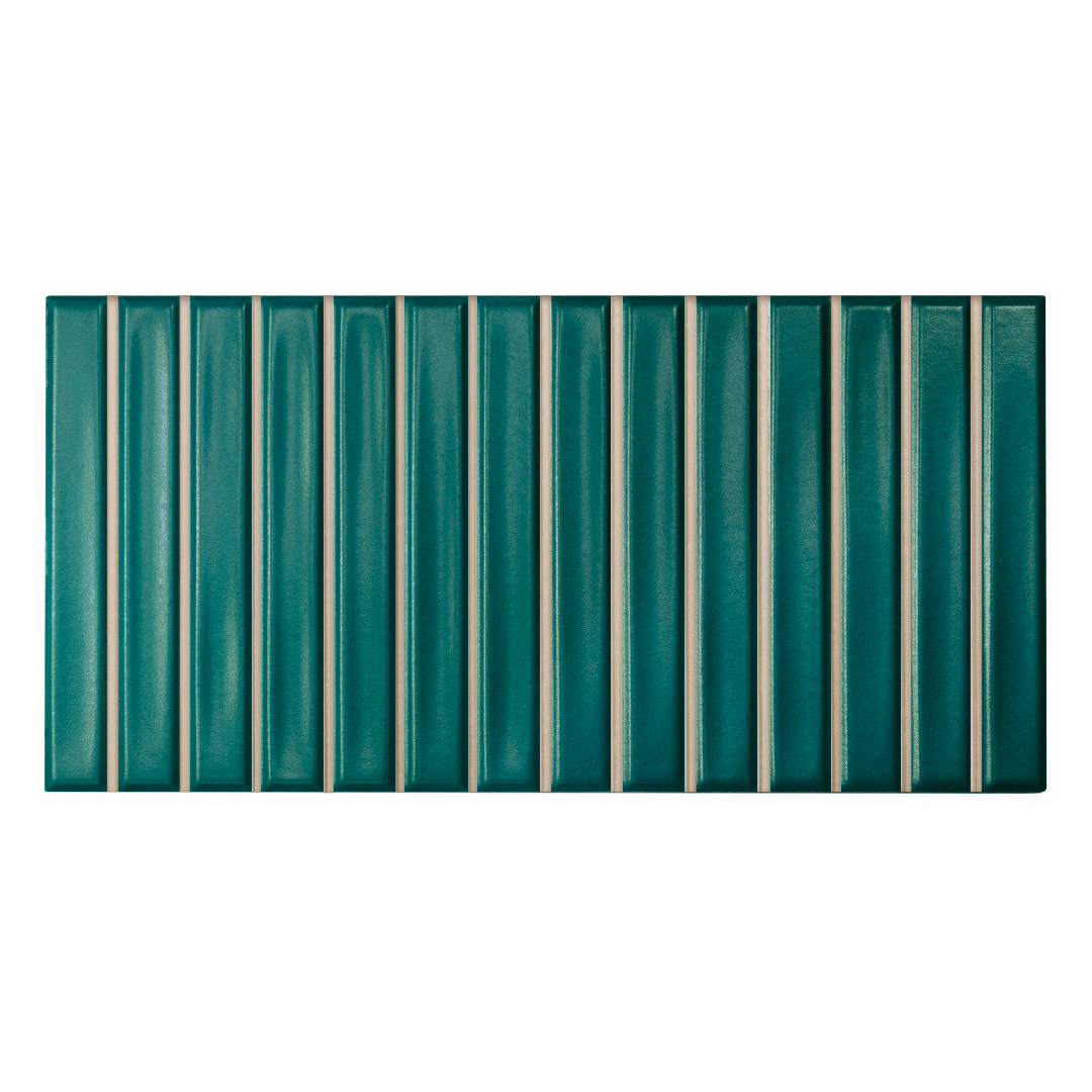 Wow Sweet Bars Teal Matt 12,5x25 płytka 3D Wow Sweet Bars Teal Matt 12,5x25 płytka 3D