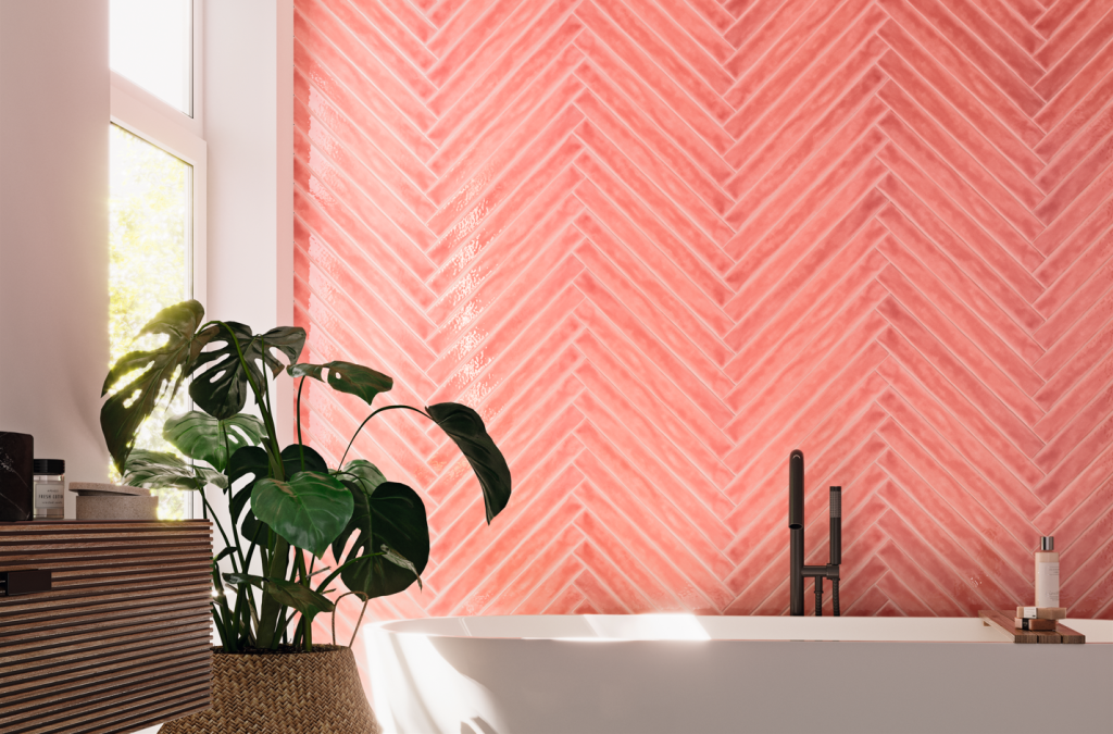 Amadis Newport Coral 5x50 długa płytka cegiełka