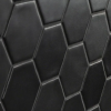Amadis Art Deco Matt Black 32x28 płytka heksagonalna