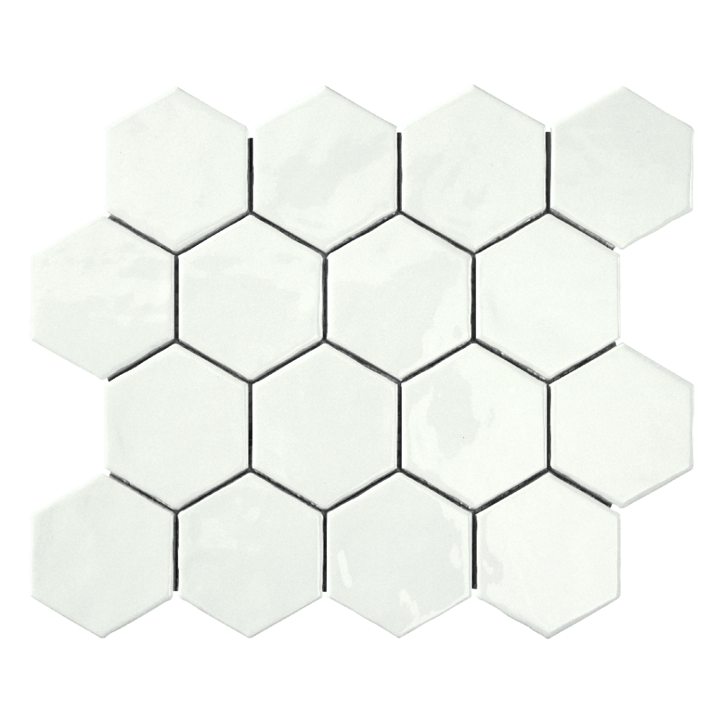 Amadis Art Deco Arctic 32x28 płytka heksagonalna