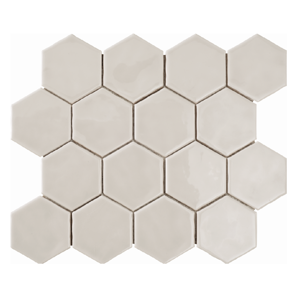 Amadis Art Deco Hibiscus 32x28 płytka heksagonalna