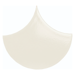 Amadis Crackle Scale Ivory 15,5x17 płytka w kształcie łuski
