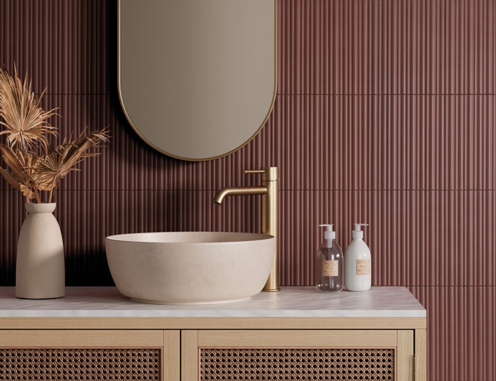 Harmony Rainbow Cherry 5x25 płytka trójwymiarowa