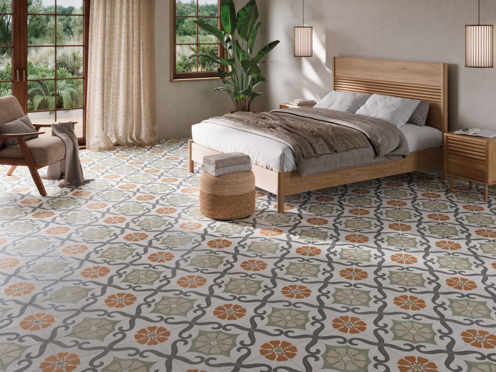 Harmony Soroa Green SP/22,3x22,3 płytka ze wzorem