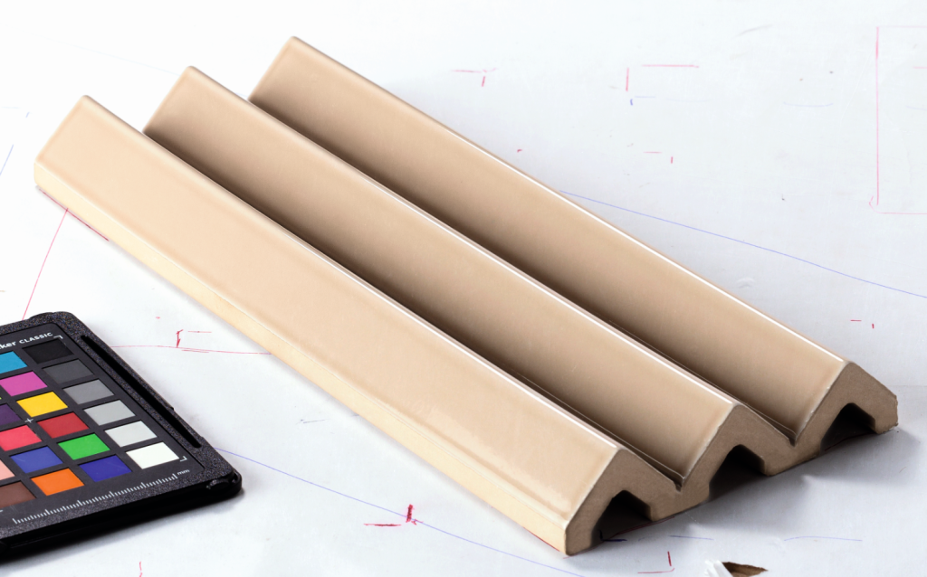 Natucer Dynamic Angle Lux Beige 12,5x30 płytka trójwymiarowa