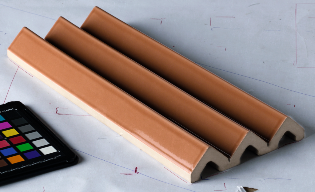 Natucer Dynamic Angle Lux Clay 12,5x30 płytka trójwymiarowa