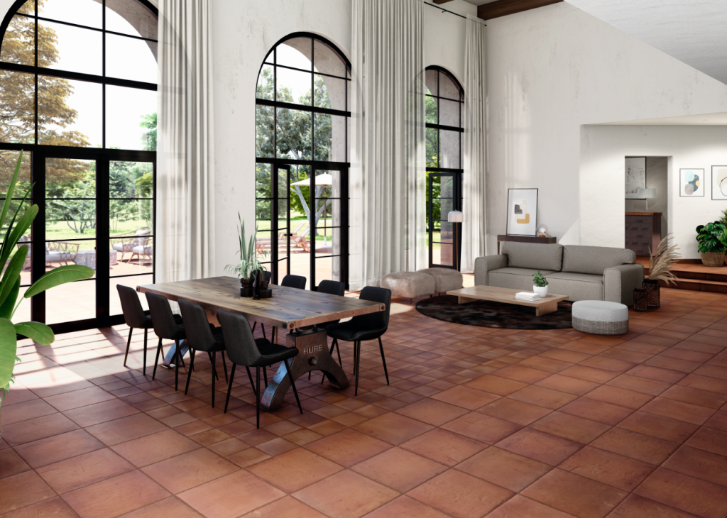 Natucer Fuego Teja 22,5x22,5 płytka cotto