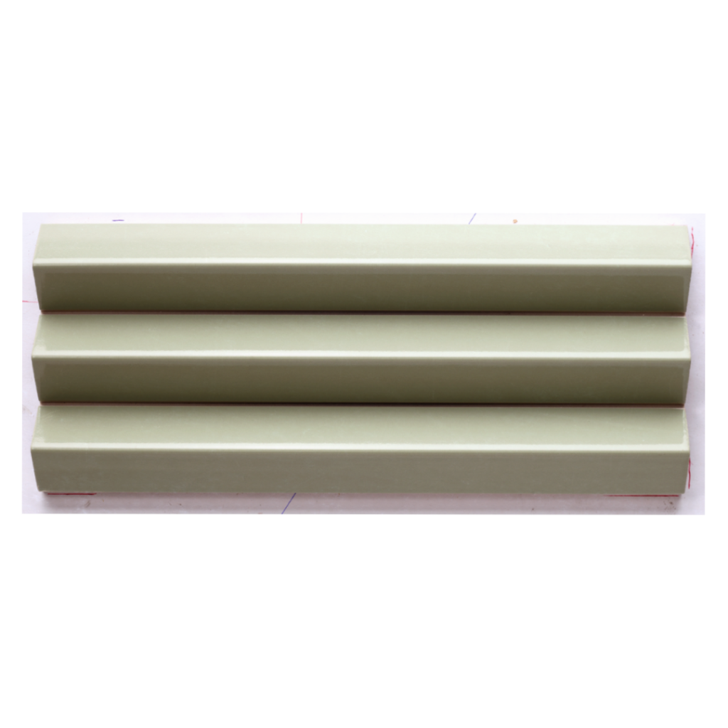 Natucer Dynamic Angle Lux Green 12,5x30 płytka trójwymiarowa