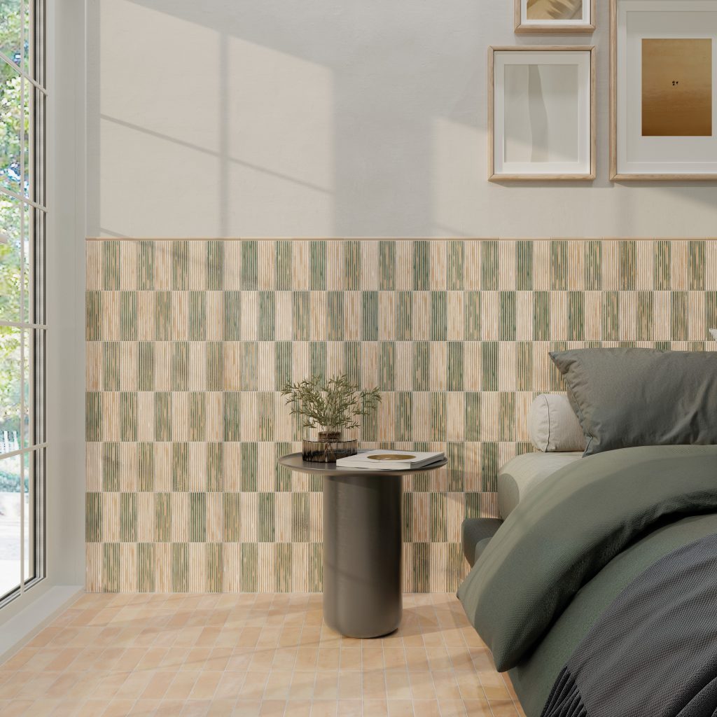 Wow Casablanca Comb Lime Gloss 5x15 trójwymiarowa płytka