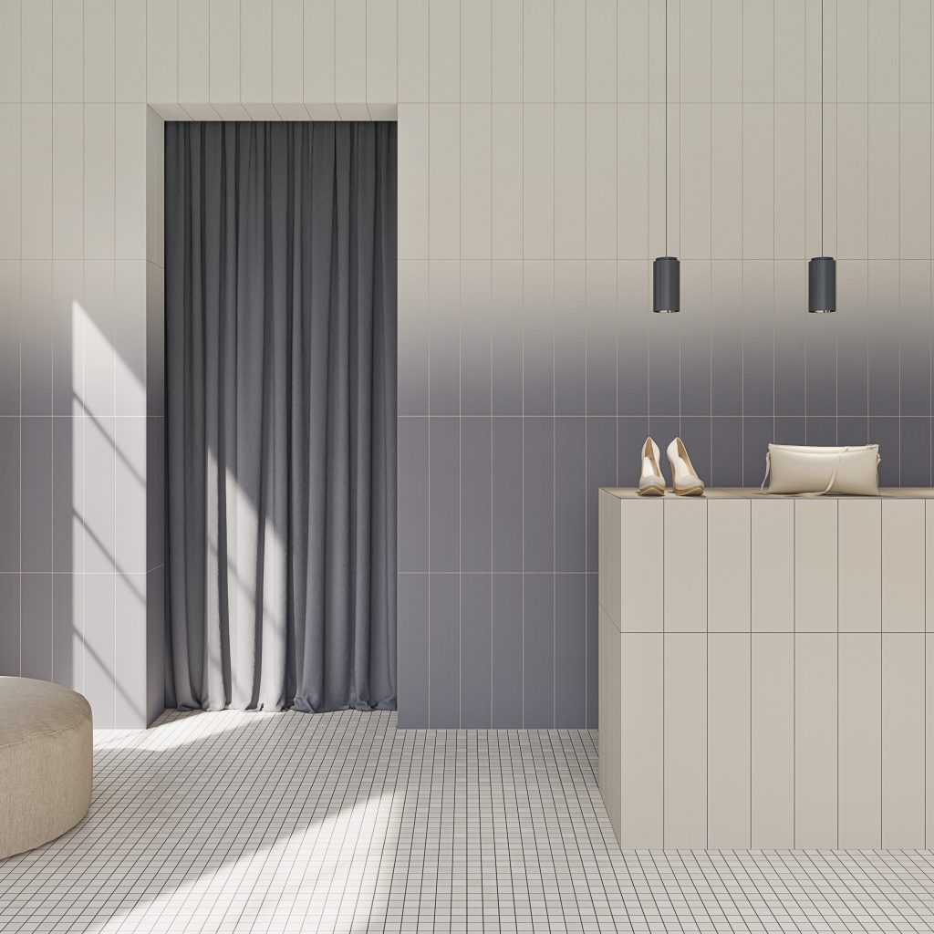 Wow Melange Sea 10,7x54,2 płytka cegiełka ombre