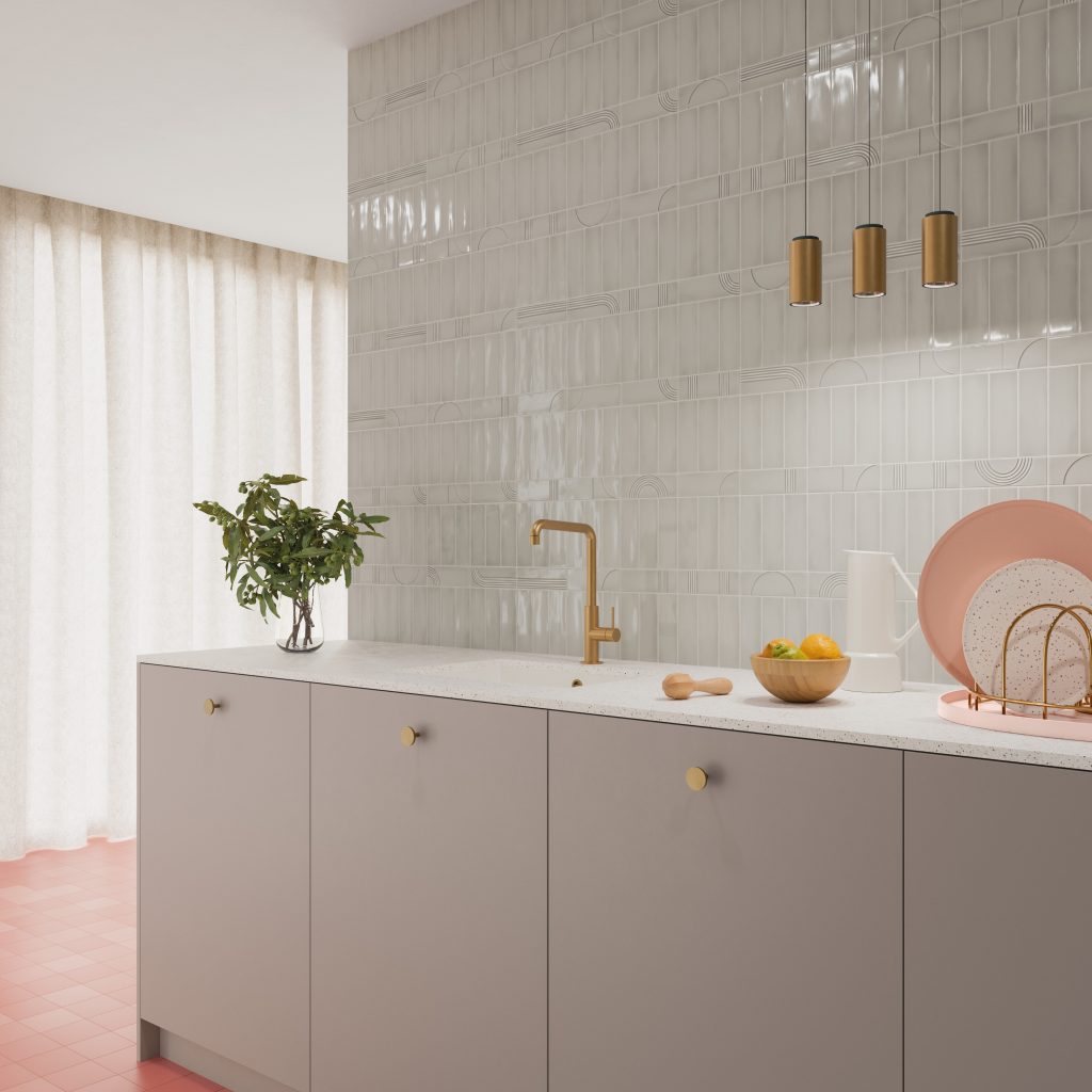 Wow Glow Grey 5,2x16 płytka cegiełka w połysku