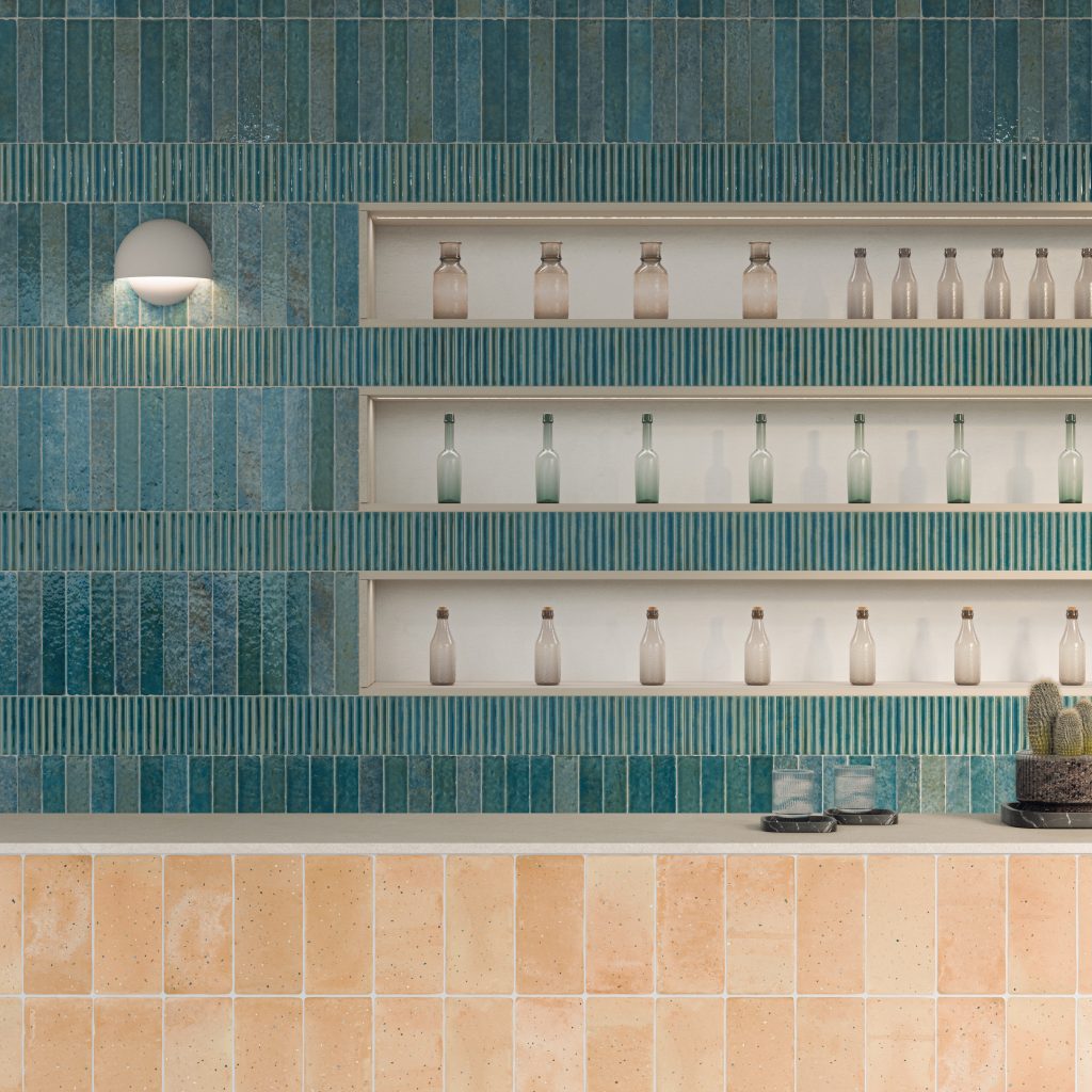 Wow Potters Bars Prusian 12,5x25 płytka trójwymiarowa