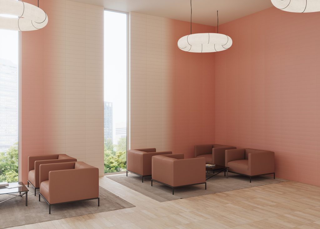 Wow Melange Talc 10,7x54,2 płytka cegiełka ombre